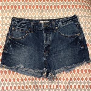 Free People High Waisted Denim Shorts